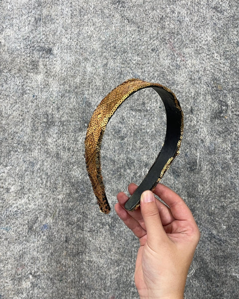 Gold Sequin Headband
