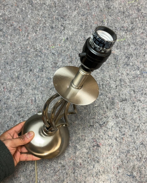 Metal Table Lamp Base, No Shade