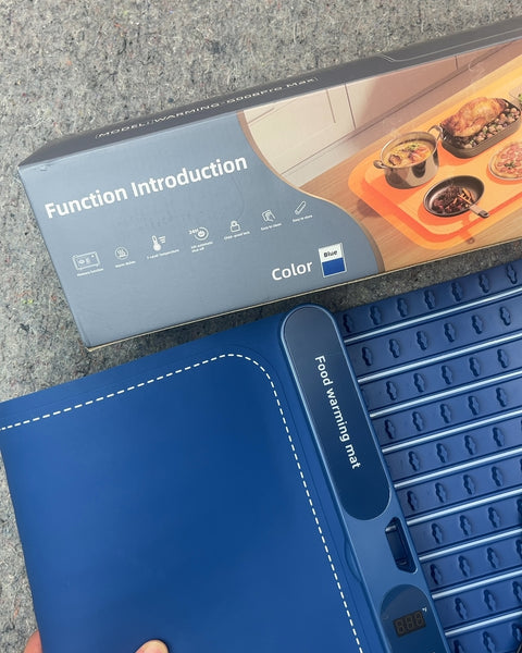 Like New Blue Silicone Food Warming Mat