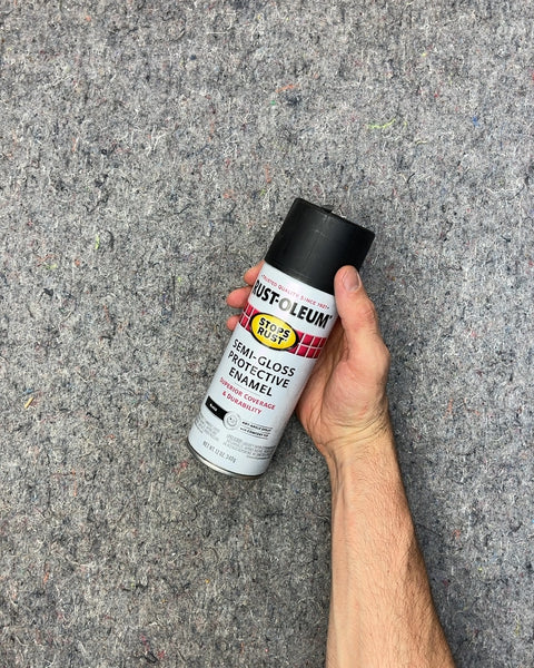 Rust-Oleum Semi-Gloss Protective Enamel Spray Paint, Black