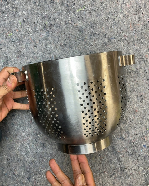 Oversized Metal Colander with Handles