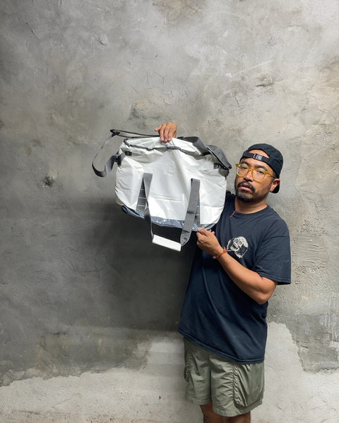 PBSC NewsHour White Insulated Cooler Bag