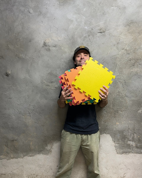 Colorful Foam Interlocking Floor Mats, 12x12"