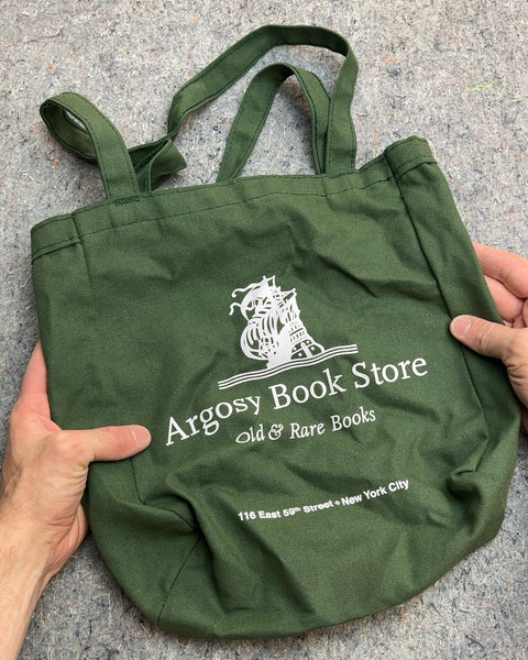 Argosy Book Store Green Canvas Tote Bag