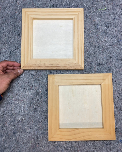 Wooden Art Frames, Set of 2