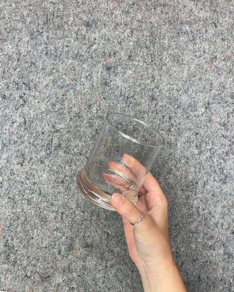 Weighted Bottom Glass Tumbler
