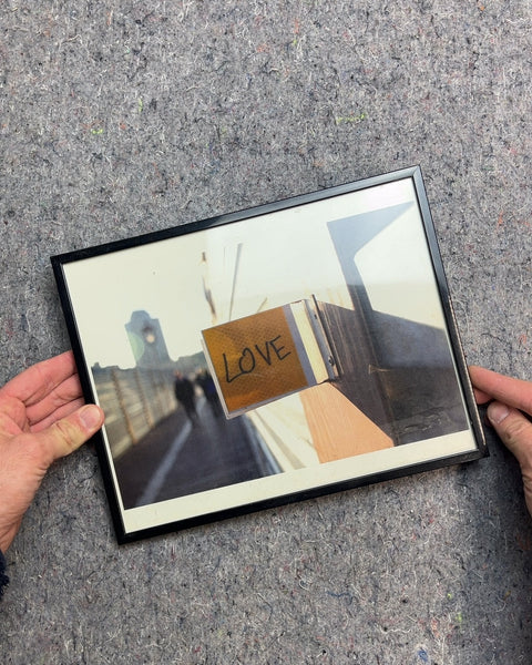 Framed "Love" Photo Print, 9x11"