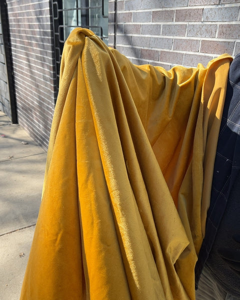Bigass Gold Velvet Fabric Piece