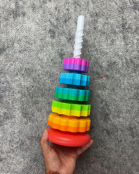 Bigass Rainbow Screw Toy
