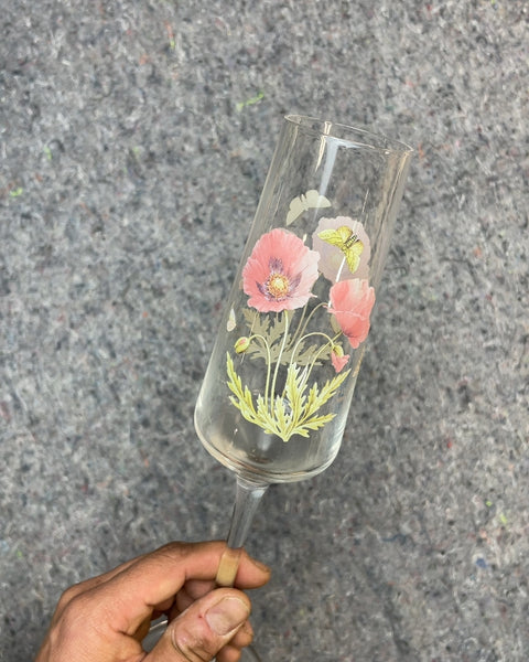 Another Floral Champagne Flutes, Set of 2