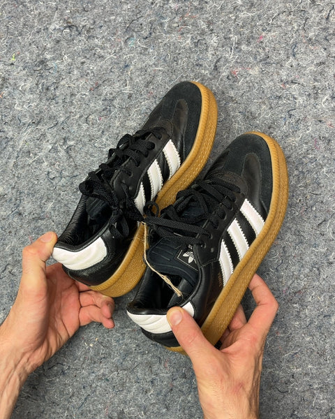 Adidas Samba Black and White Sneakers, Size US 6M or EU 38 2/3