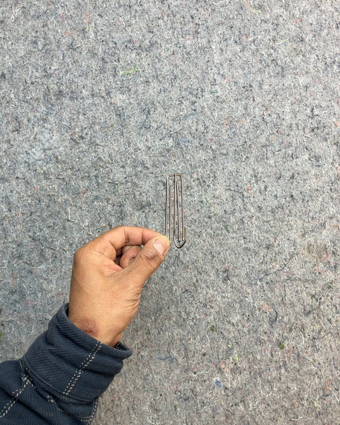 A Grip of Metal Curtain Hooks