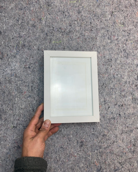 White Square Picture Frame. 4x5"