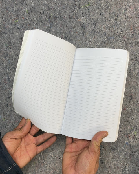 Lined Notebook with Mushroom Design