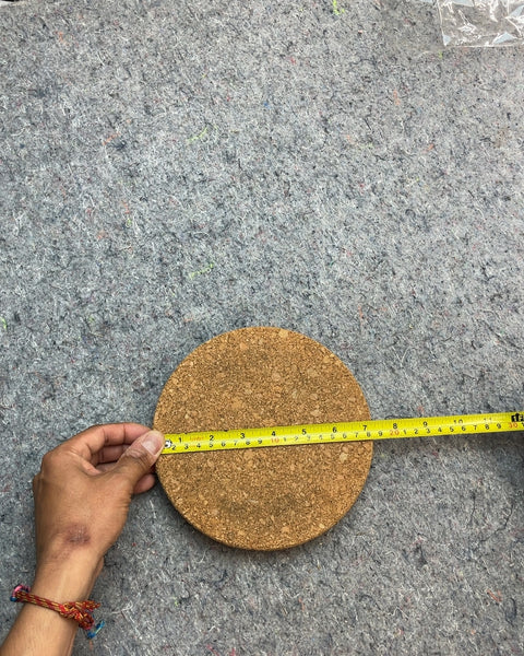 Round Cork Coasters, Set of 3