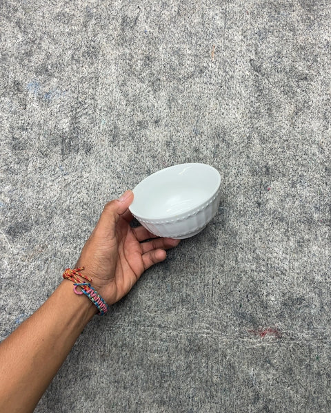 White Ceramic Sauce Bowl