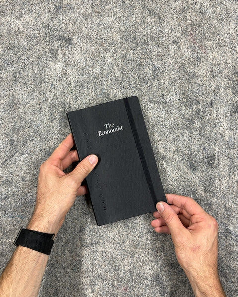 The Economist Moleskine Black Lined Notebook