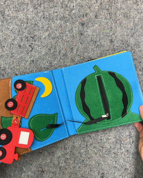 Felt Farm Animal Quiet Book