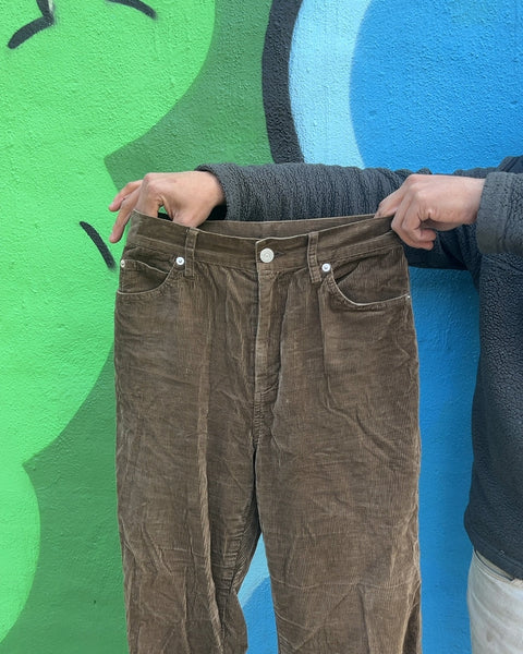 Pilgrim Surf+Supply Brown Corduroy Pants Made In Japan, Size 1