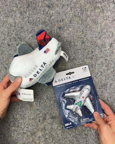 Plush and Toy Airplanes For A Kid Who Is Really Into Delta