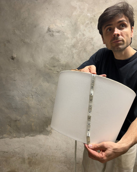White Tapered Drum Lamp Shade, W13xH12"