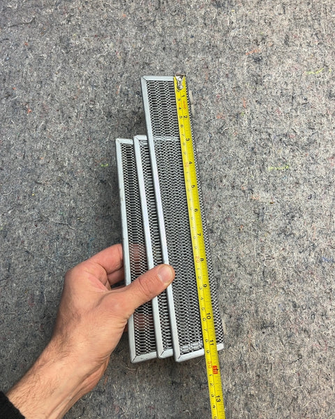 Set of Three Metal Mesh Storage Bins