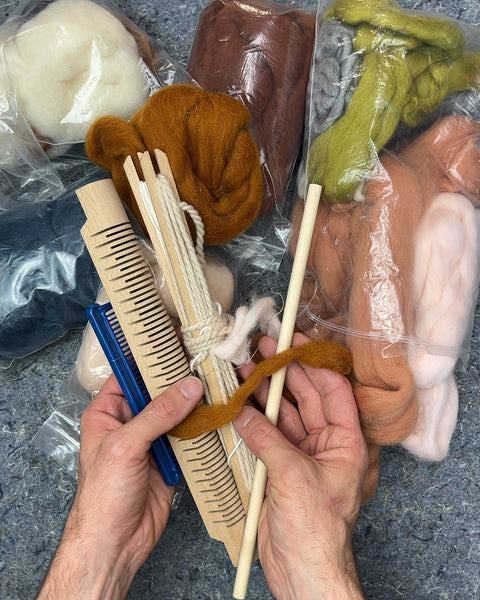 Weaving Loom Kit with Assorted Yarn