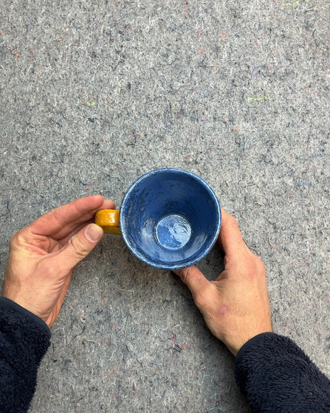 Handmade Ceramic Mug with Lil' Building Design