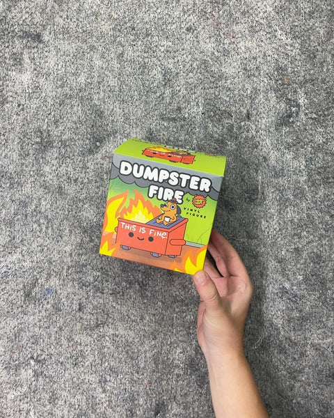 Dumpster Fire This Is Fine Vinyl Figure