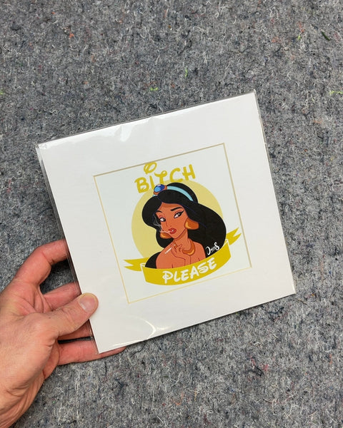 Jasmine Bitch Please Art Print, 8x8"