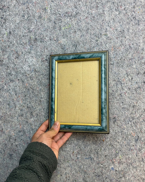 Teal & Gold Picture Frame, 5x7"