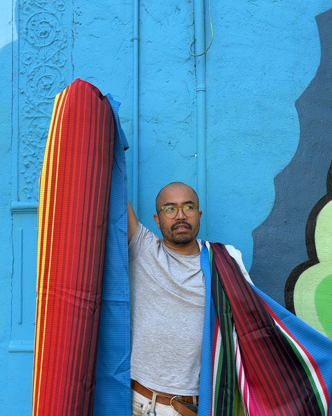 Two Colorful Curtains, 40x80" Each