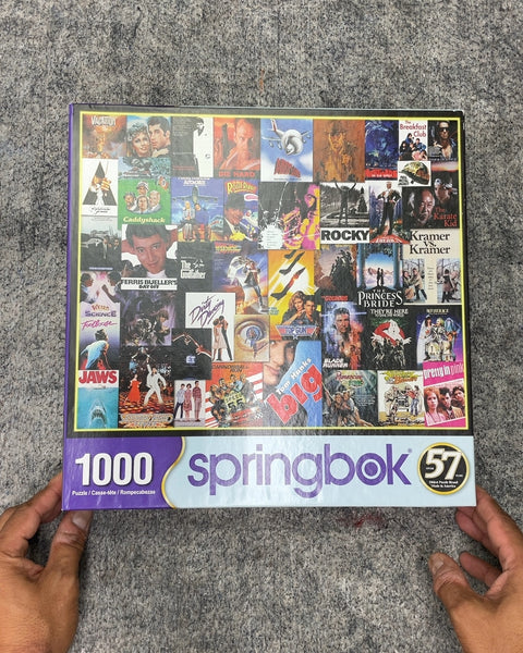 Movie Poster Collage Springbok 1000 Piece Puzzle