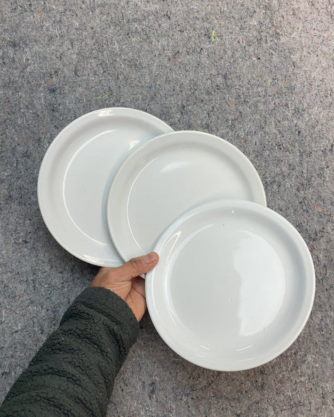 White Ceramic Appetizer Plates