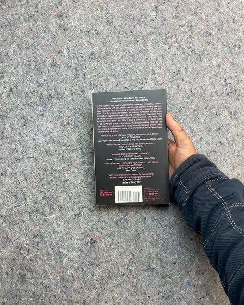 So Sad Today by Melissa Broder