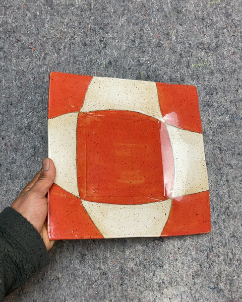 Madd Hatter-style Ceramic Plate