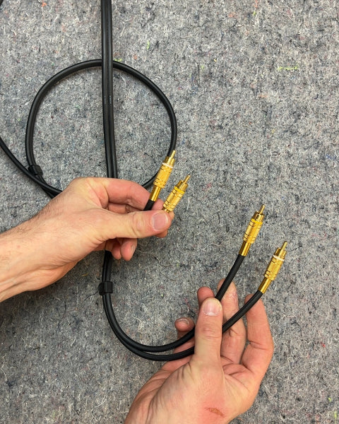 2-RCA Male to 2-RCA Male Audio Cable