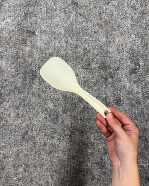 White Plastic Rice Paddle