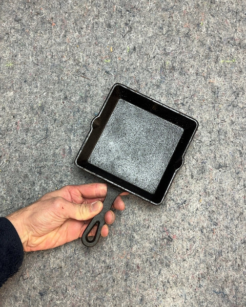 Cast Iron Square Skillet, 6x6"