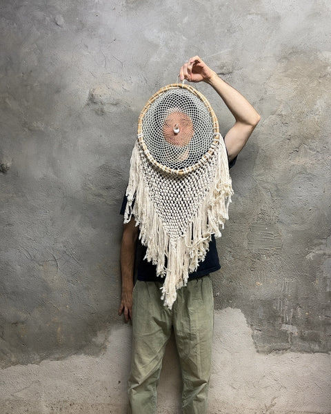 Large Handmade Macrame Dream Catcher Wall Hanging