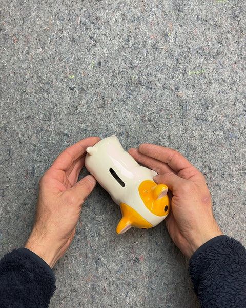 Ceramic Corgi Piggy Bank