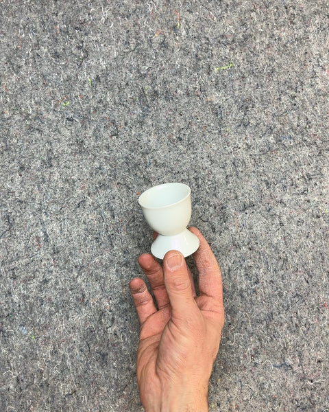 White Ceramic Egg Cup