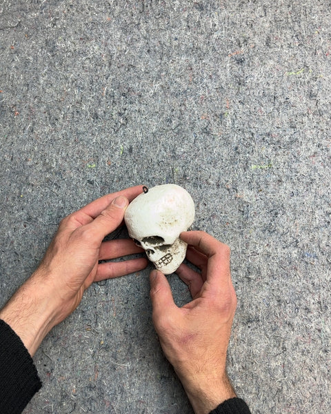 Small Foam Skull Decoration