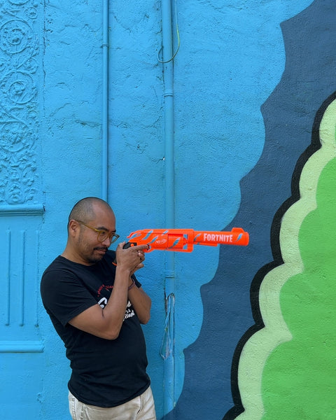 Nerf Fortnite Orange Blaster Toy Gun