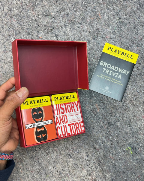 Playbill Broadway Trivia Game