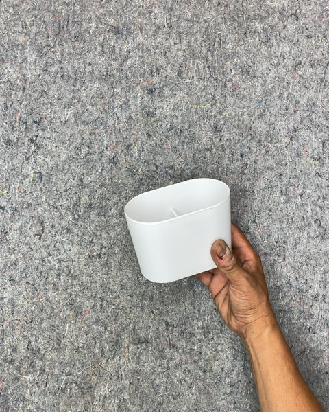 Umbra White Plastic Divided Organizer Bin, 4.5"