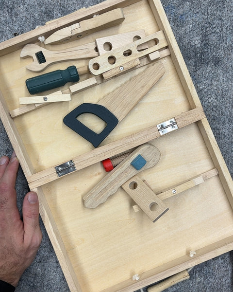Wooden Toy Tool Set