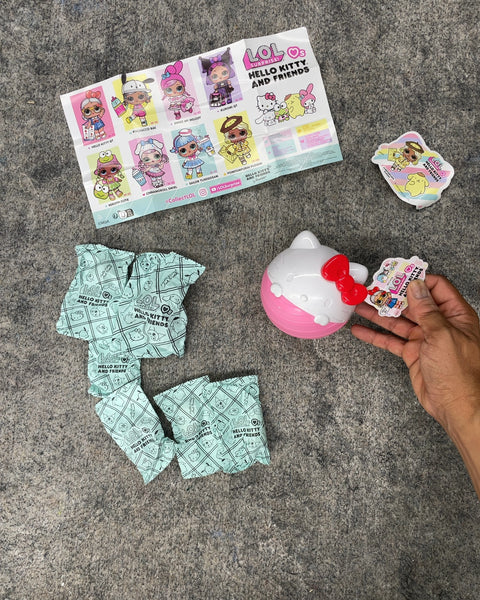 L.O.L. Surprise! Loves Hello Kitty and Friends Surprise Ball Toy Set