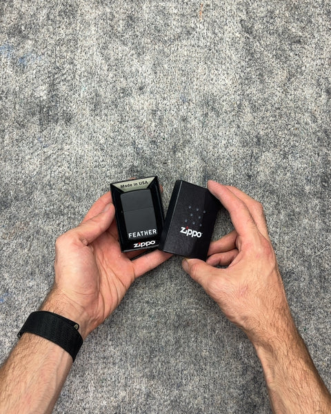 Brand New Zippo Lighter Branded Feather
