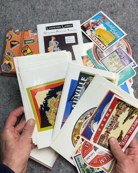 A Dope Box Of Luggage Labels From Around The World